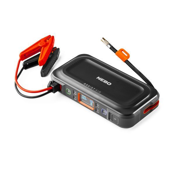 Nebo Assist Air Jump Starter met compressor