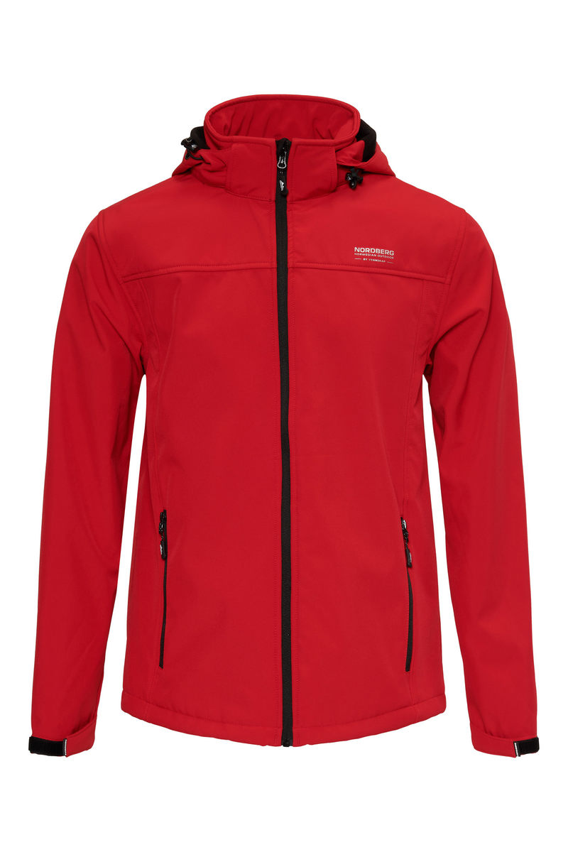 Nordberg Eldgrim softshell ski jas heren rood