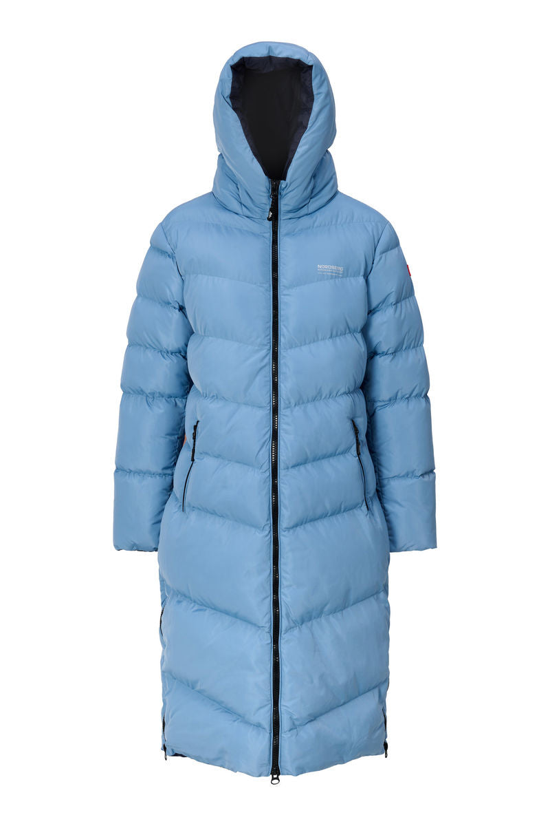 Nordberg Helena puffer winterjas dames licht blauw