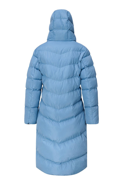 Nordberg Helena puffer winterjas dames licht blauw