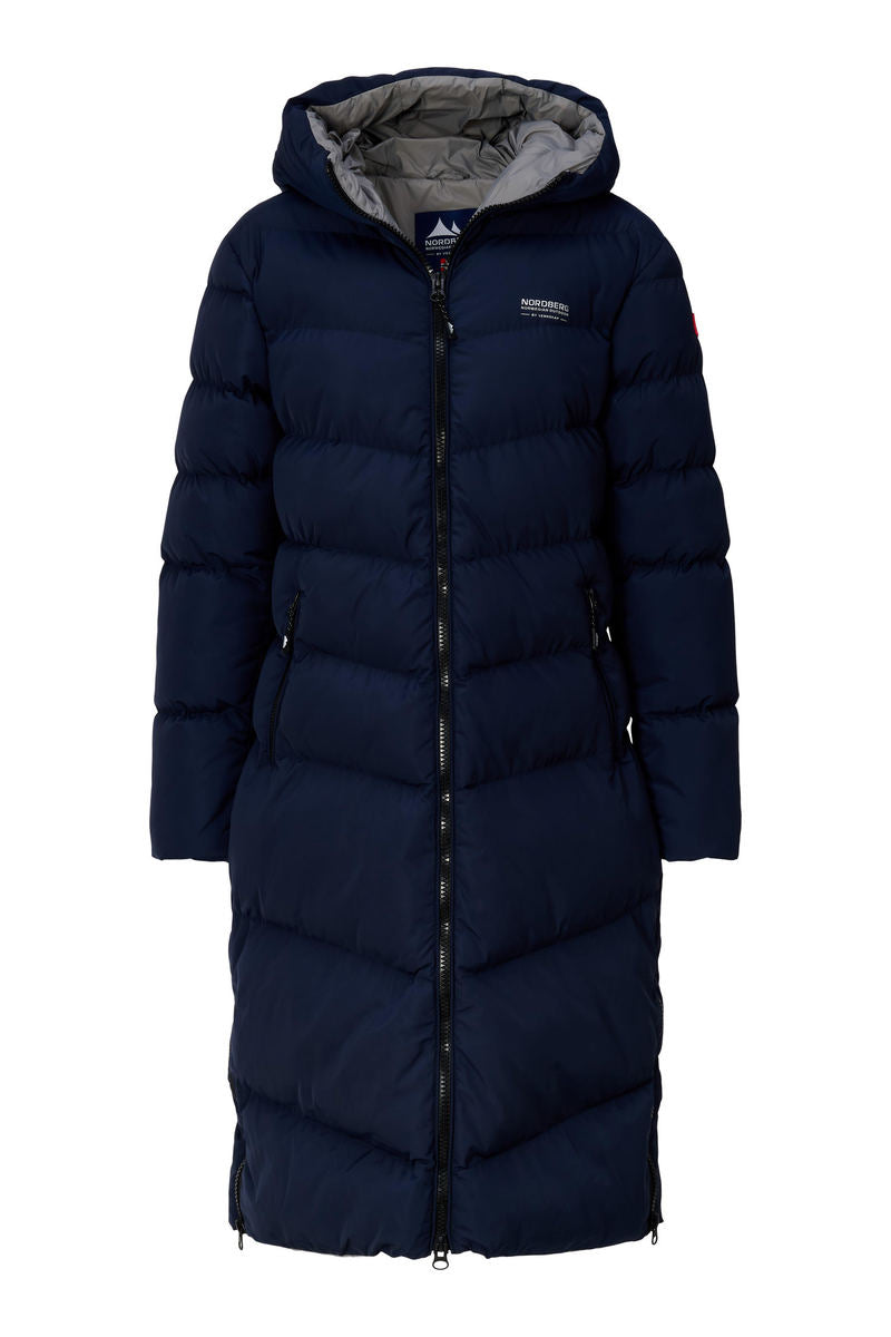 Nordberg Helena puffer winterjas dames navy