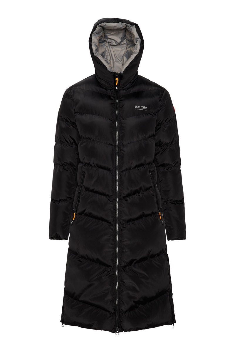 Nordberg Helena puffer winterjas dames zwart