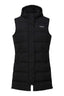 Nordberg Helle puffer bodywarmer dames zwart