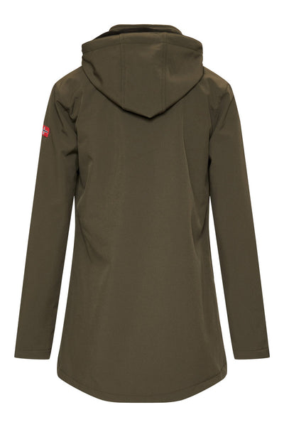 Nordberg Irene softshell ski jas dames groen