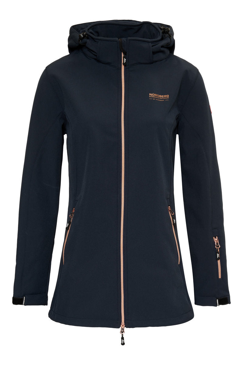 Nordberg Irene softshell ski jas dames navy