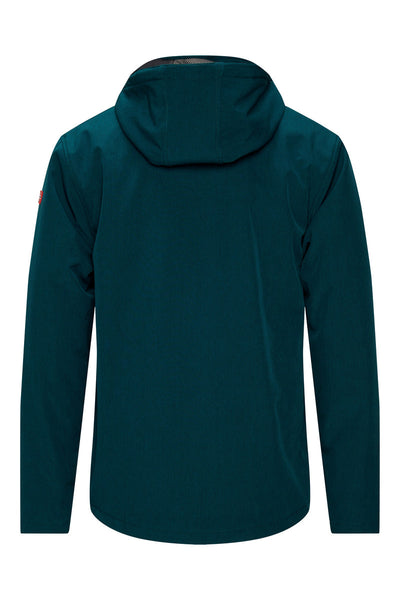 Nordberg Laser gevoerde softshell ski jas heren lagoon groen/blauw