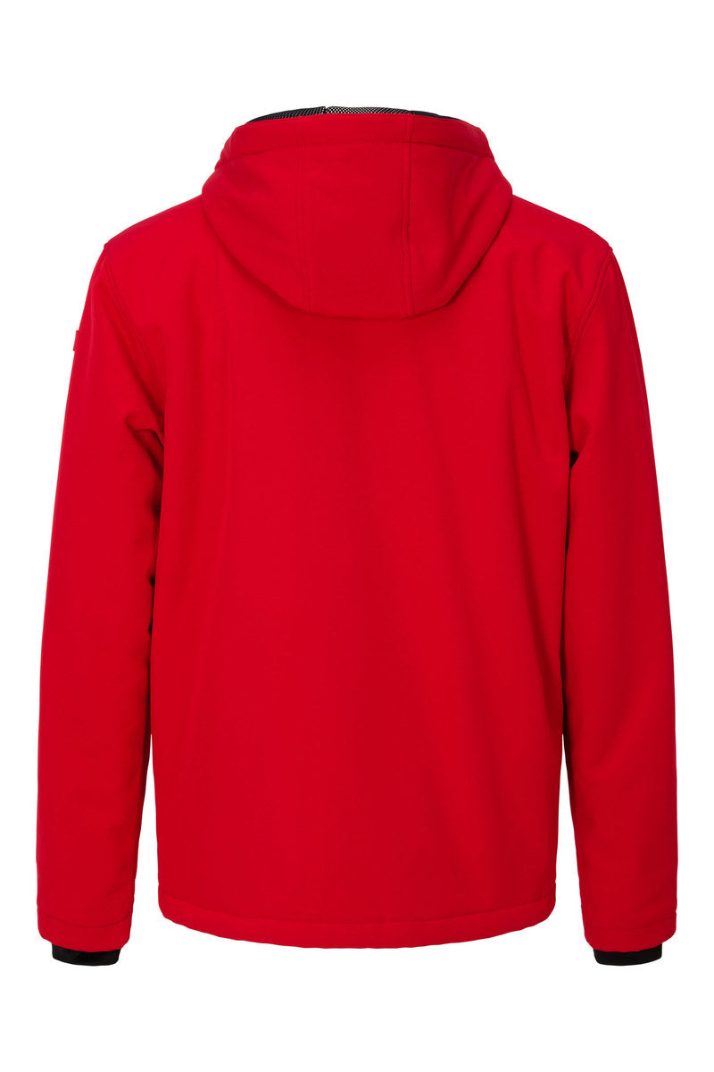 Nordberg Laser gevoerde softshell ski jas heren rood