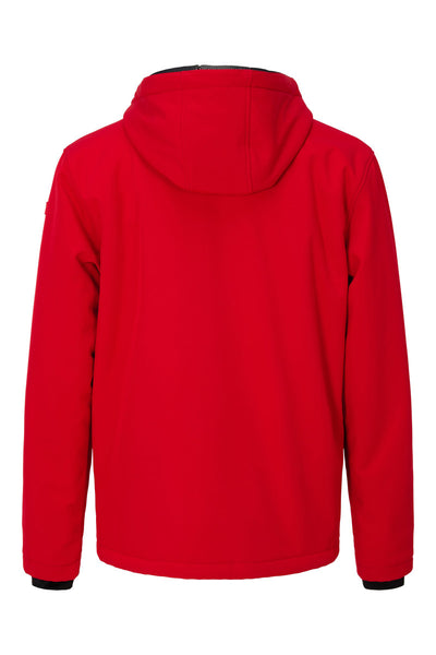 Nordberg Laser gevoerde softshell ski jas heren rood