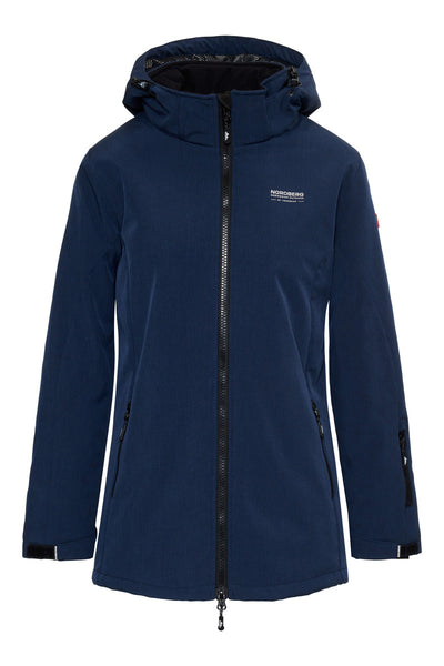 Nordberg Ronda softshell ski jas dames navy