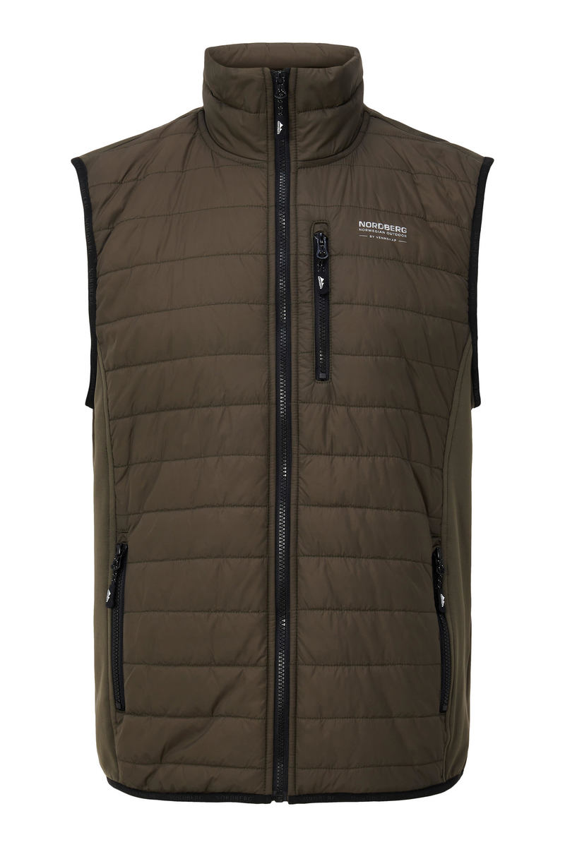 Nordberg Tommy fleece bodywarmer heren groen