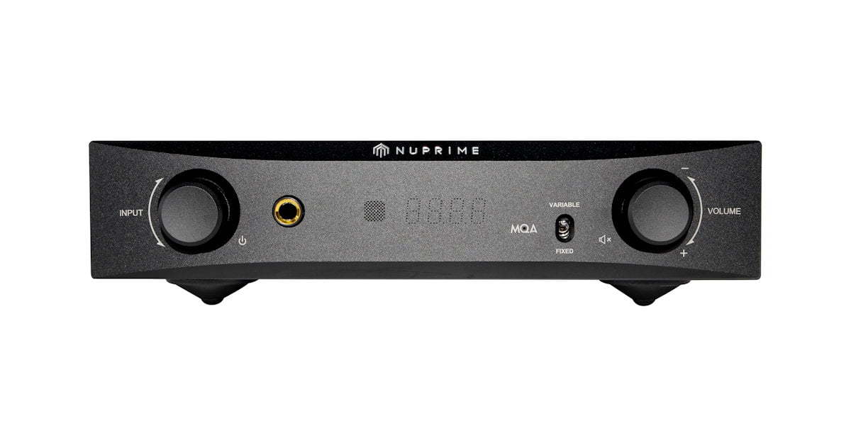 NuPrime DAC-9X 6 Digitale & 1 Analoge input / RCA/XLR output