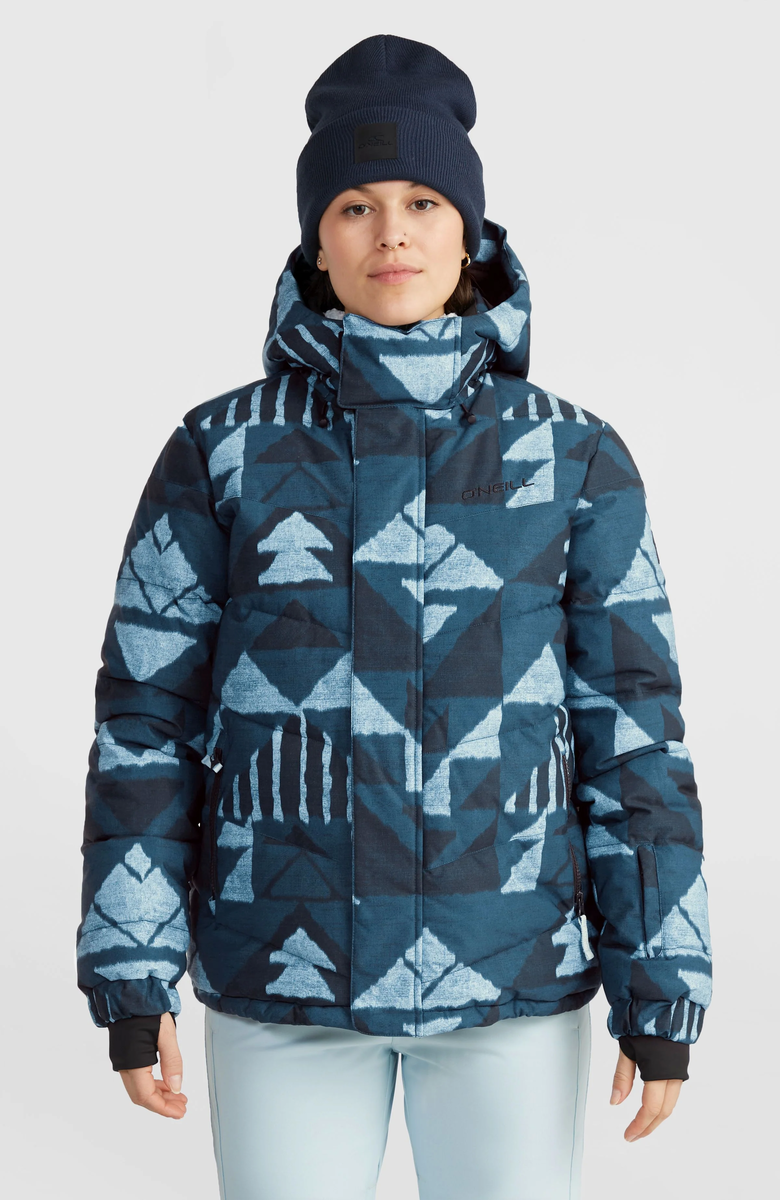 O'Neill Z.E.N. Puffer Hybrid ski jas dames blauw