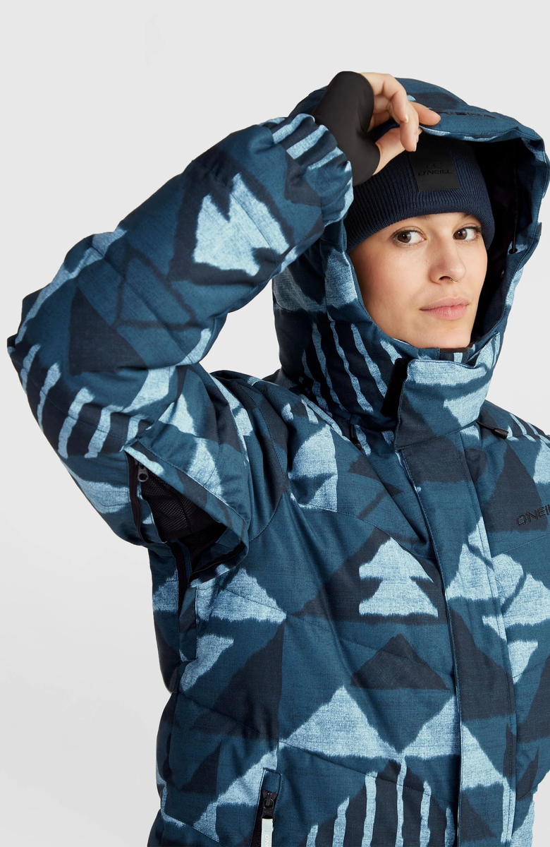 O'Neill Z.E.N. Puffer Hybrid ski jas dames blauw