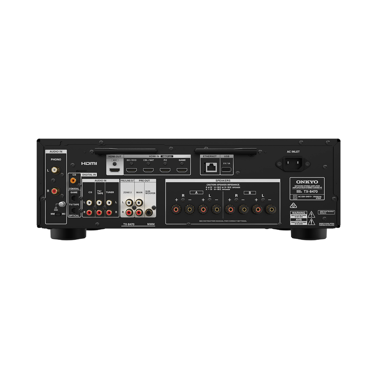 Onkyo TX-8470 netwerk stereo receiver