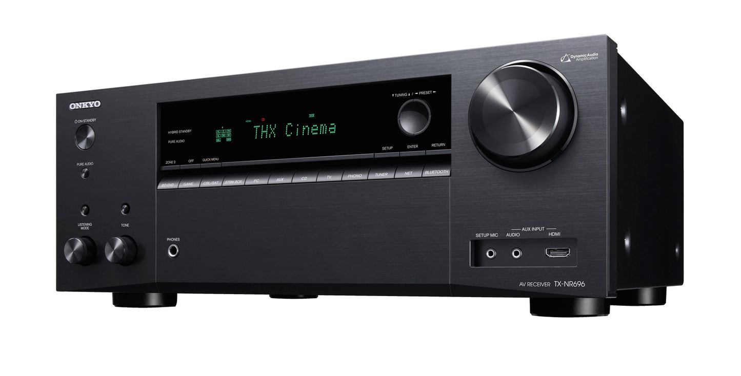 Onkyo TX-NR696B surround receiver met Sonos connect en Spotify connect