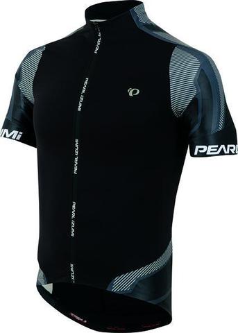 Pearl Izumi PRO LEADER JERSEY fietsshirt korte mouwen zwart met grijs heren