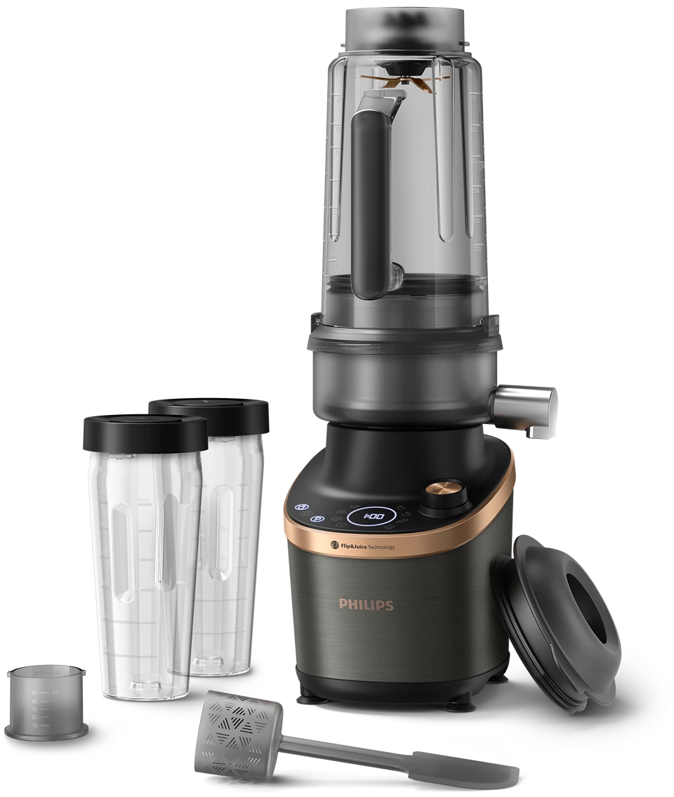 Philips HR3770/10 Flip en Juice Blender met 50,= cashback via Philips