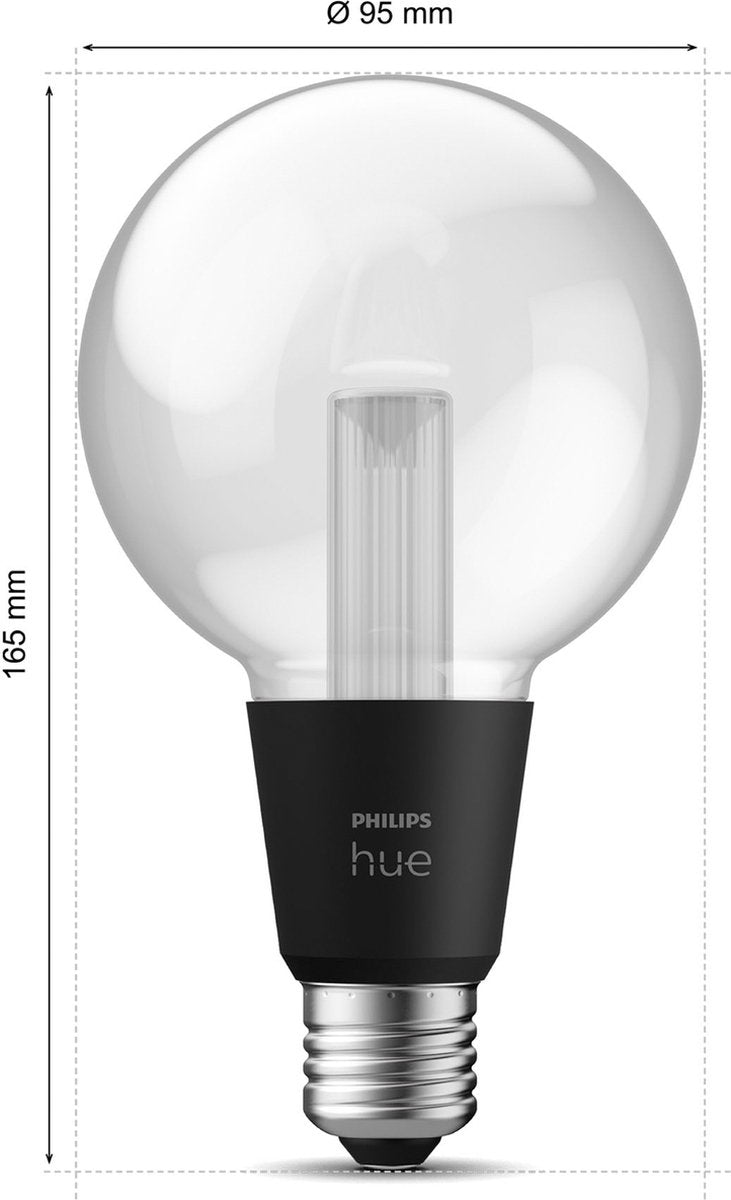 Philips Hue LG G95 E27 EU Globe vormige design smart lichtbron