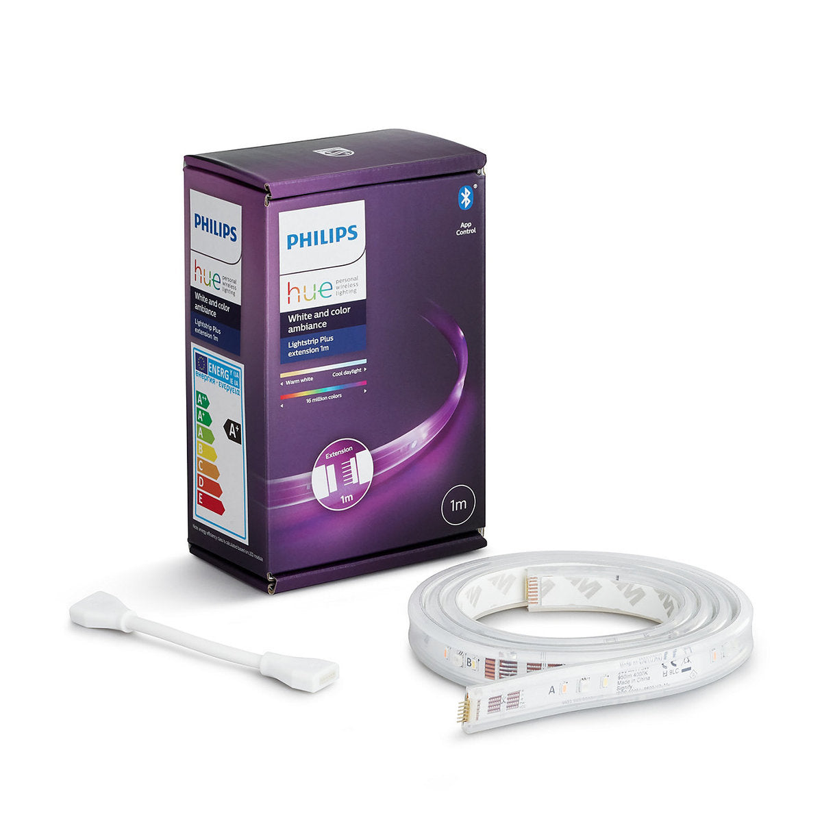 Philips Hue Lightstrip Plus V4 EMEA indoor lightstrip PLUS verlenger 1 meter