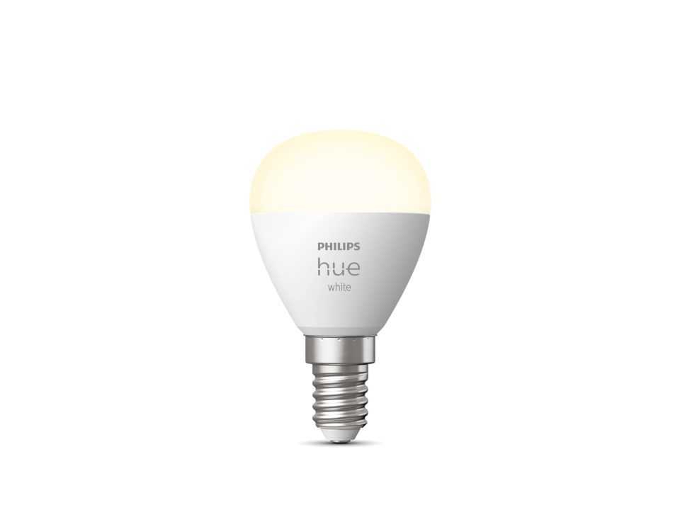 Philips HueW Hue E14 Ledlamp Kogel Warm Wit Licht