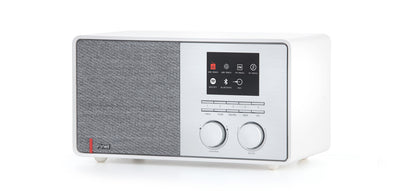 Pinell Supersound301-white tafelradio met voorkeuze zenders toetsen