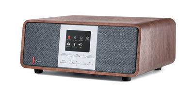 Pinell Supersound501-walnut stereo tafelradio met internet radio en DAB+ radio