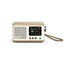 Pure Classic Mini Cotton Wit/Eiken, portabel DAB+ radio met Bluetooth