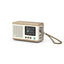 Pure Classic Mini Cotton Wit/Eiken, portabel DAB+ radio met Bluetooth