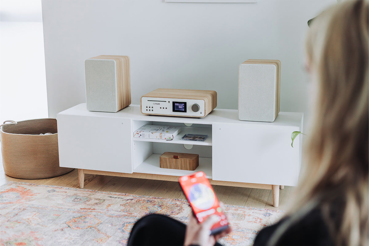 Pure ClassicStereo Cottonwit Micro Set met speakers