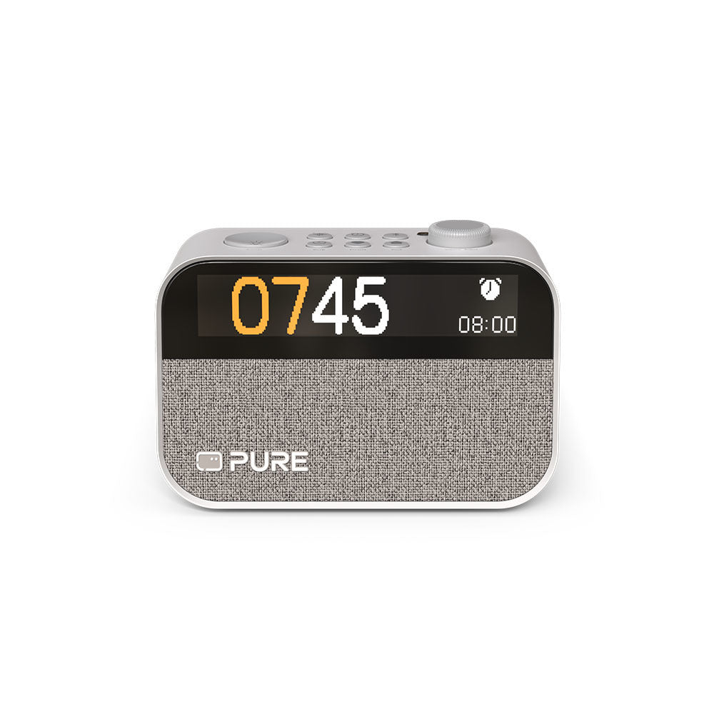 Pure MomentCharge Cotton wit klokradio