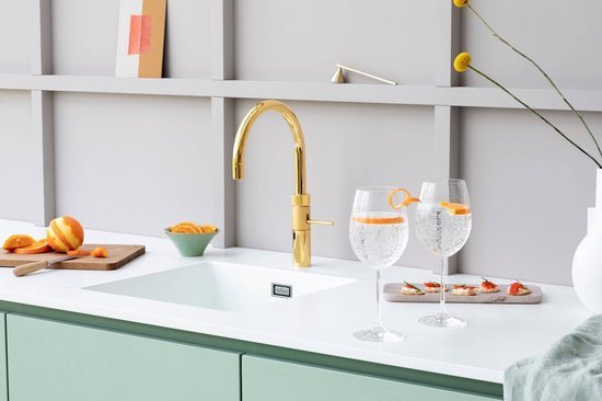 Quooker Fusion Round Goud kraan