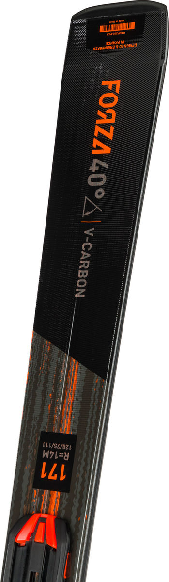 Rossignol Forza 40° V-CA piste ski's zwart/oranje heren