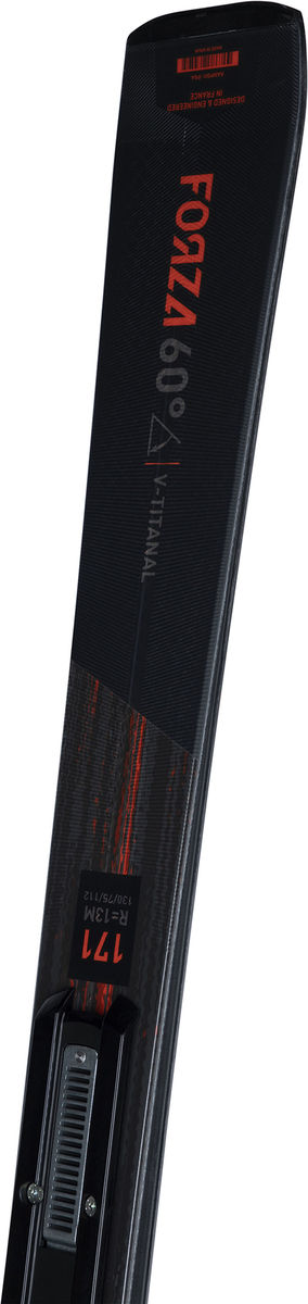 Rossignol Forza 60° V-TI piste ski's zwart/rood heren