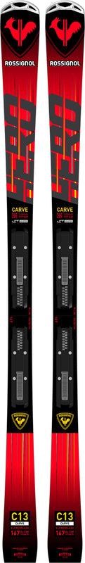 Rossignol Hero Carve piste ski's rood/zwart