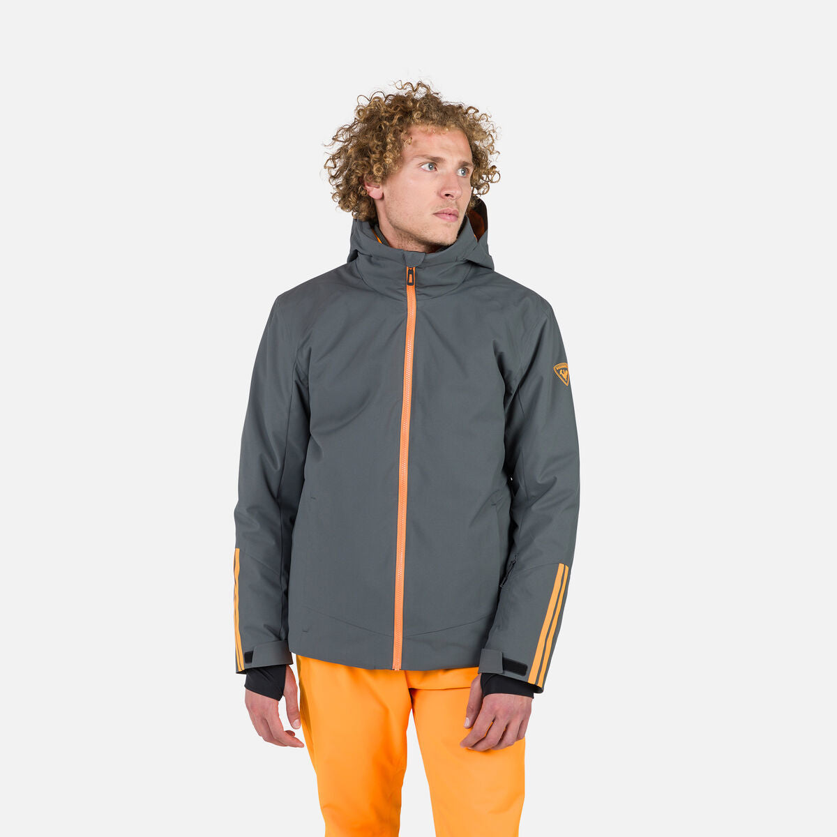 Rossignol Strawpile ski jas grijs heren