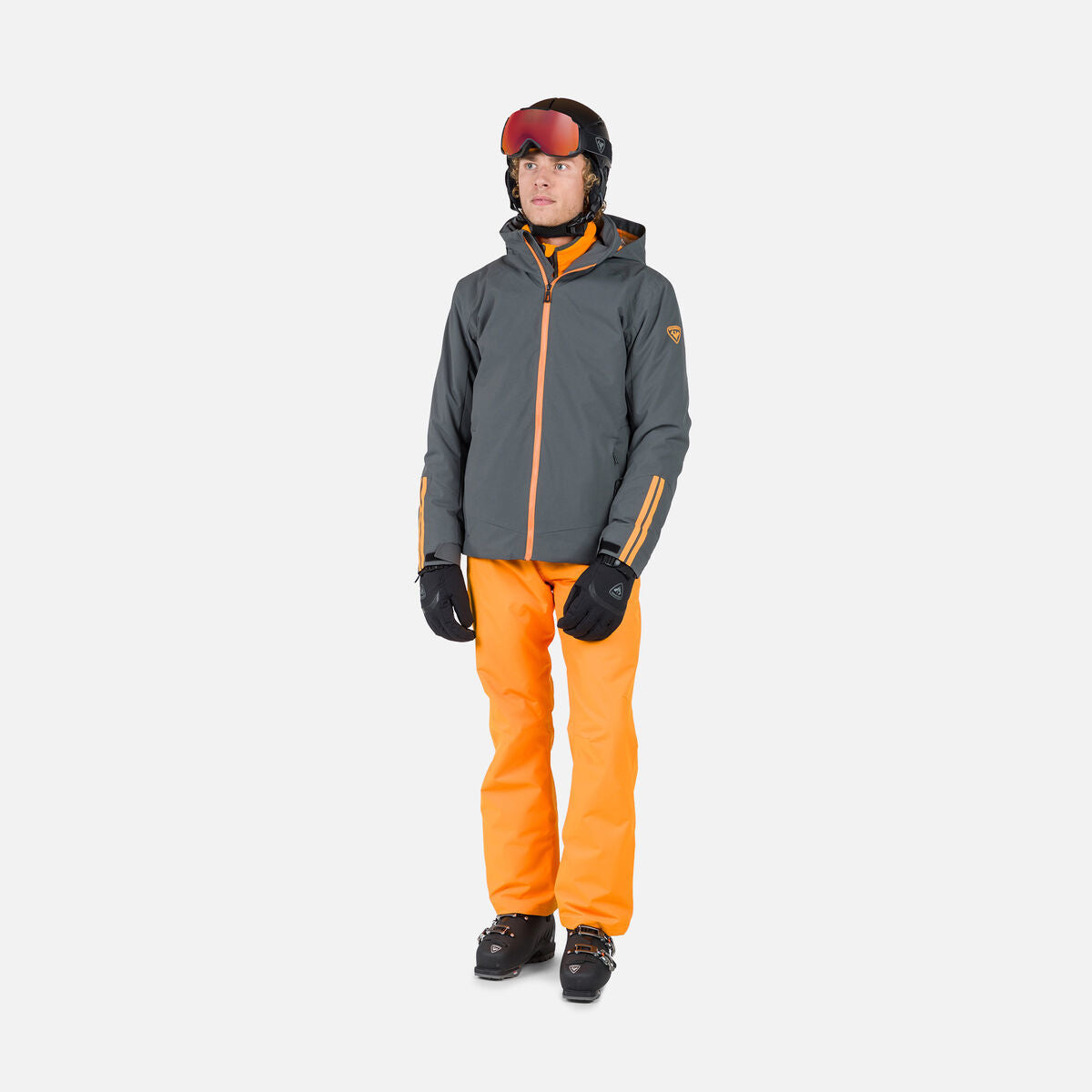 Rossignol Strawpile ski jas grijs heren