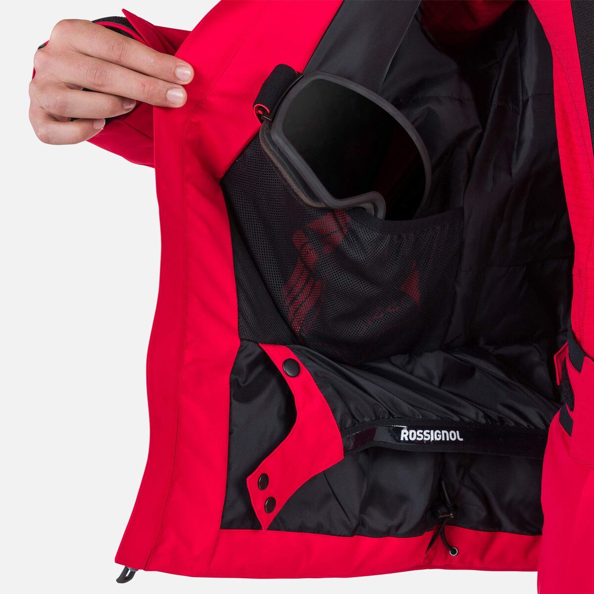 Rossignol Strawpile ski jas rood heren