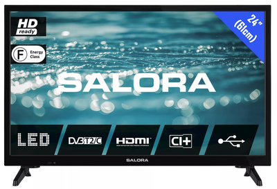 Salora 24HL110 Led televisie met DVB-C/T2/S2 tuner Ziggo gecertificeerd