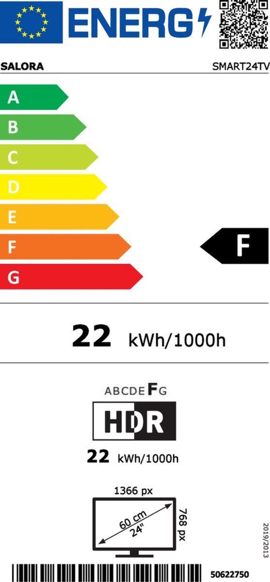 Salora 24HV210 met Vidaa Smart Televisie