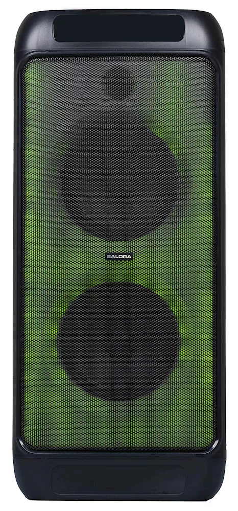 Salora PartySpeaker L1 met ingebouwde accu en frontverlichting