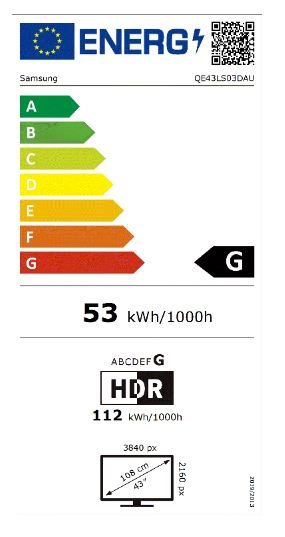 Samsung QE43LS03DAUXXN