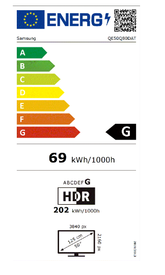 Samsung QE50Q80DAT/XXN smart televisie