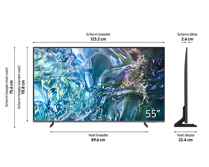 Samsung QE55Q68DAUXXN smart televisie