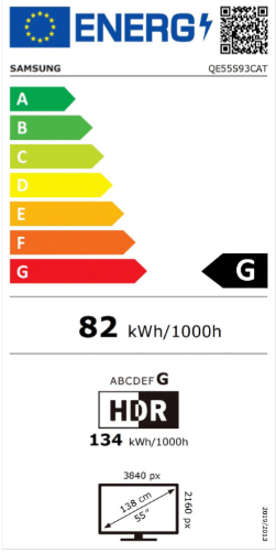 Samsung QE55S93CAT OLED Smart Televisie