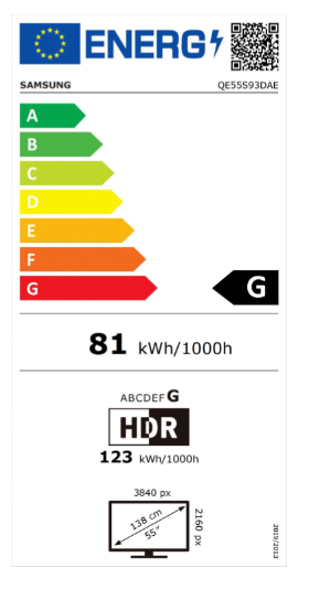 Samsung QE55S93D OLED Smart Televisie