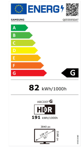 Samsung QE55S95D OLED Smart Televisie