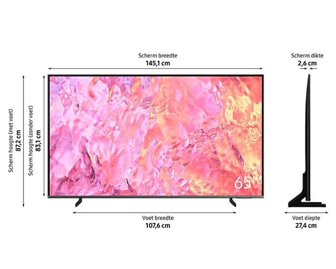 Samsung QE65Q67CAUXXN Smart televisie