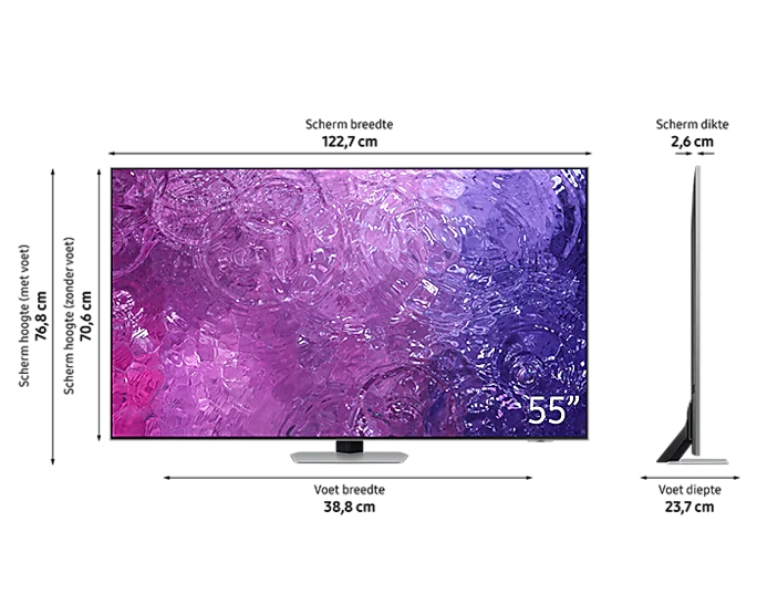 Samsung QE65QN93CATXXN Smart Televisie met QLED kwaliteit scherm