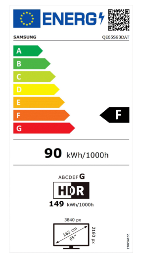 Samsung QE65S93D OLED smart TV