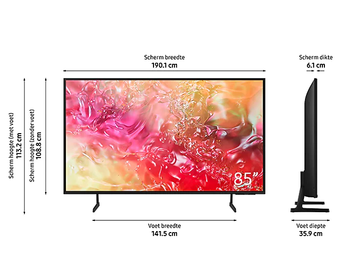 Samsung UE85DU7170UXXN Grootscherm Smart Televisie